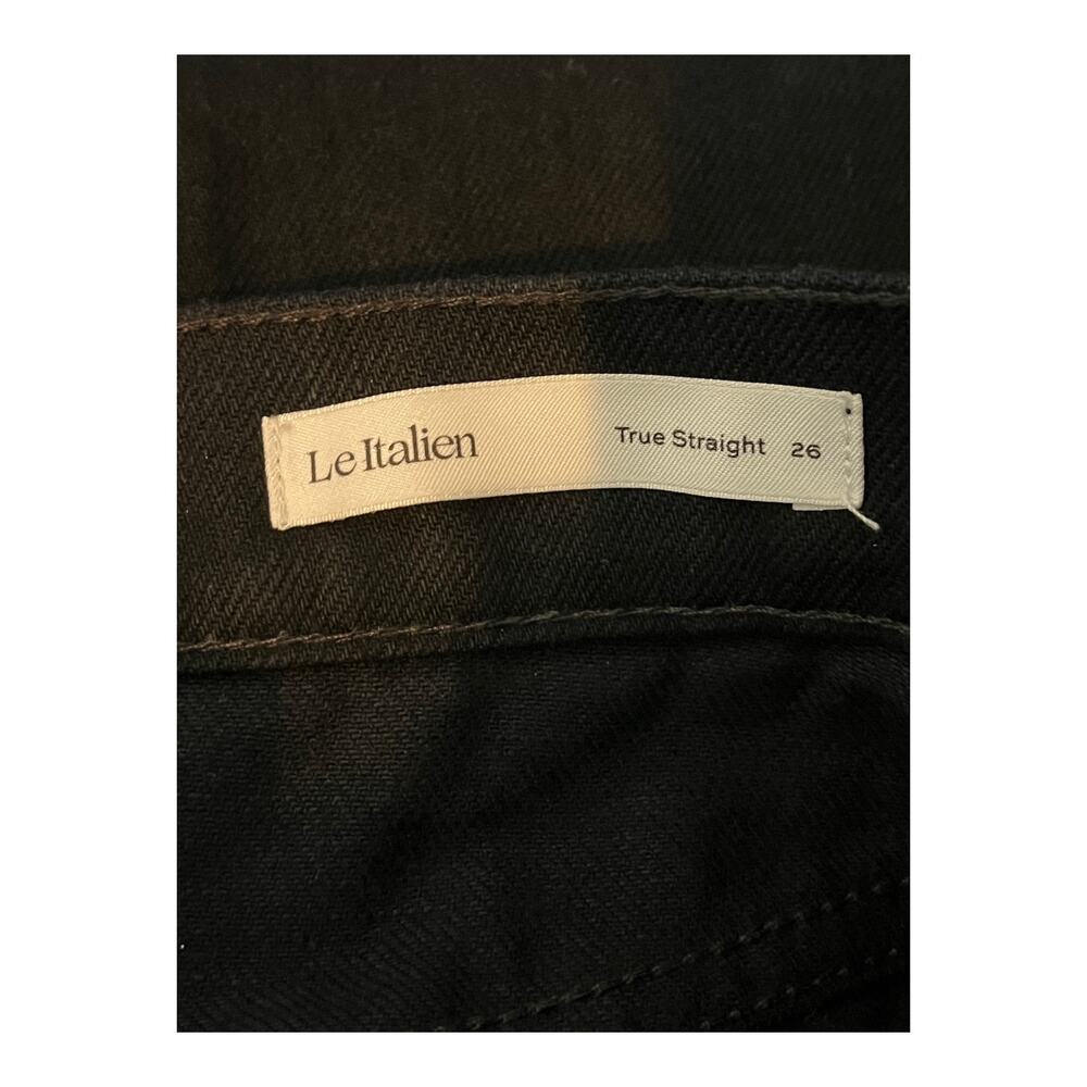 Frame Jeans Le Italien True straight denim black size 26 - Picture 5 of 6